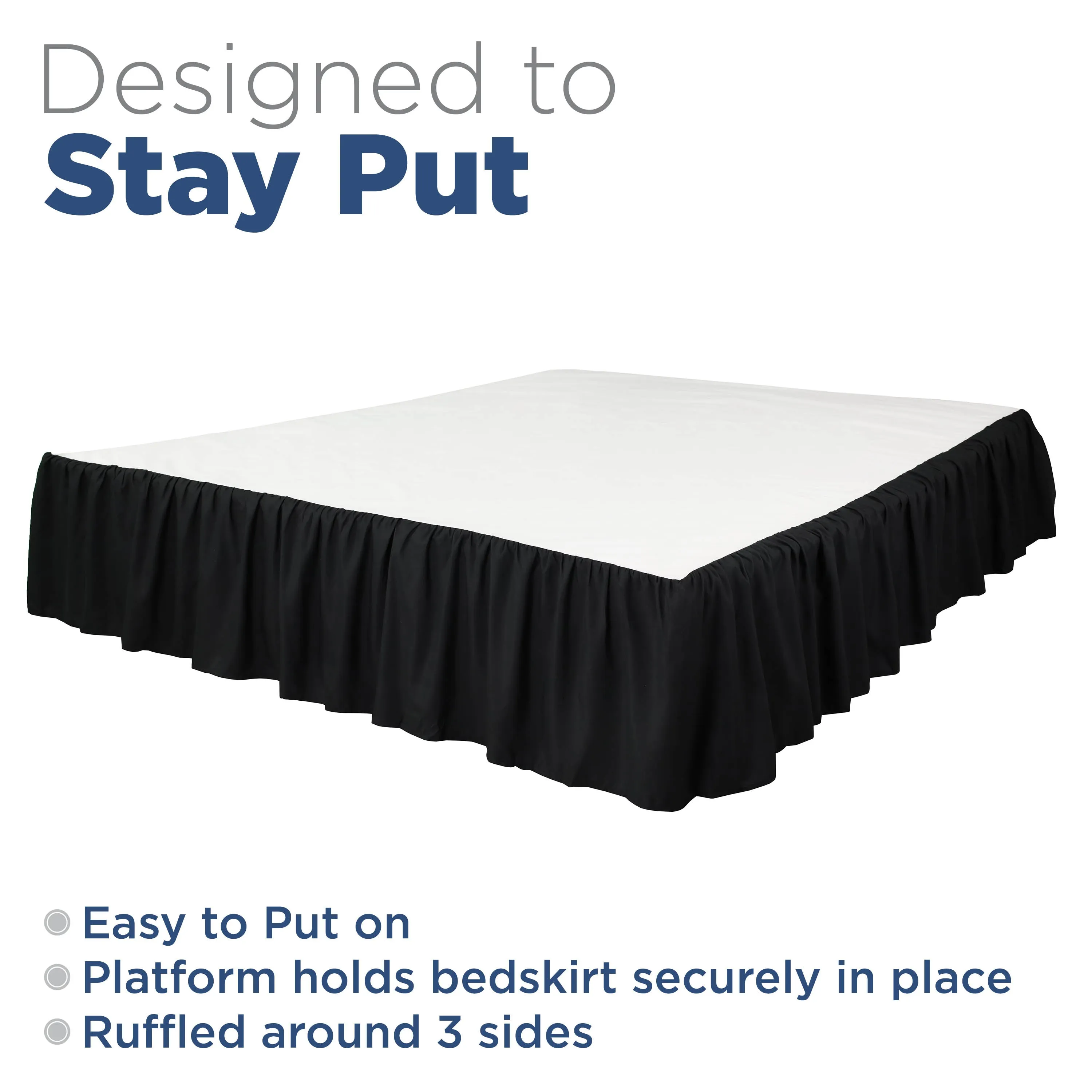 Ruffle Bed Skirt by Martex
