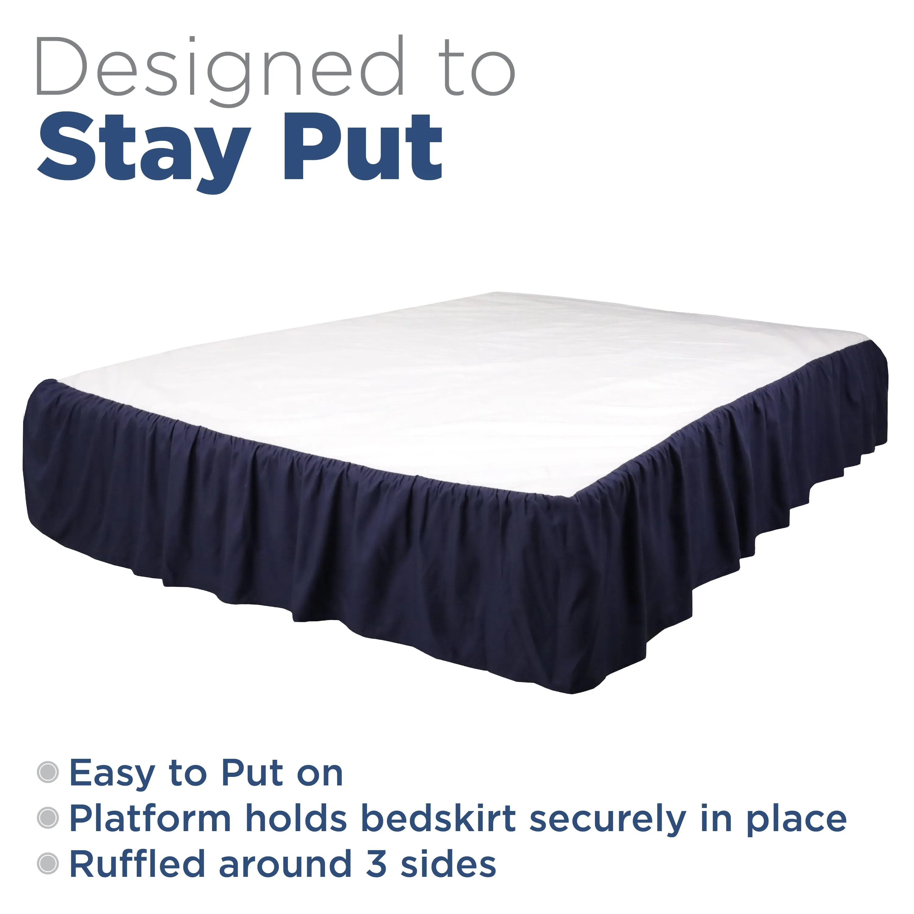 Ruffle Bed Skirt by Martex