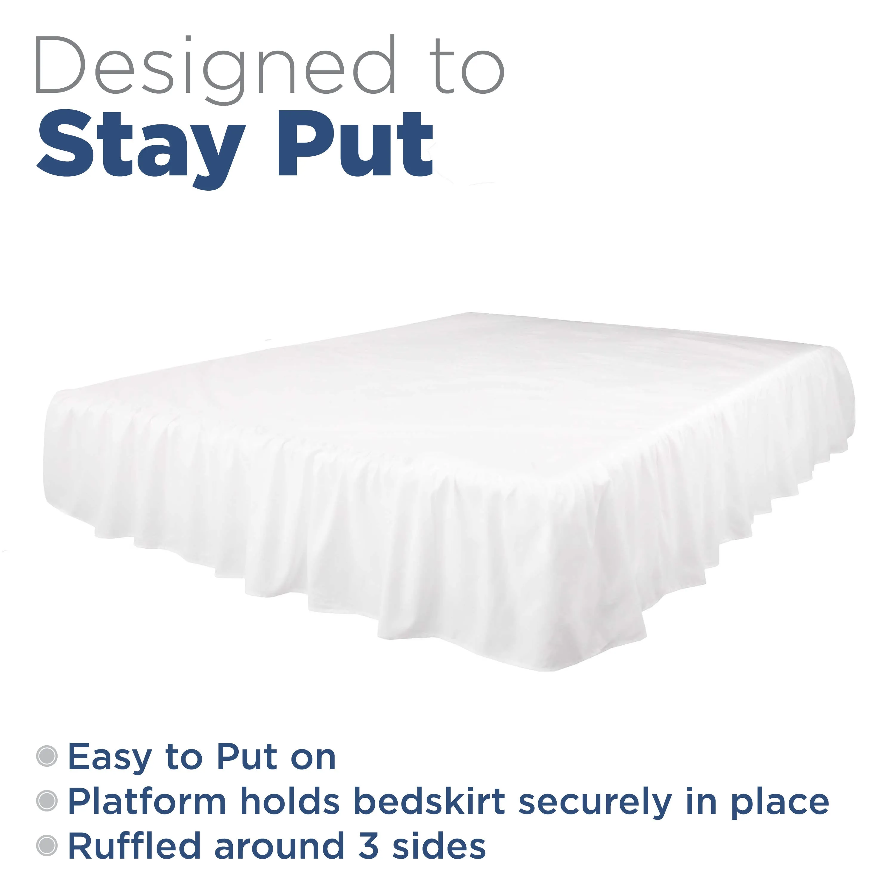 Ruffle Bed Skirt by Martex