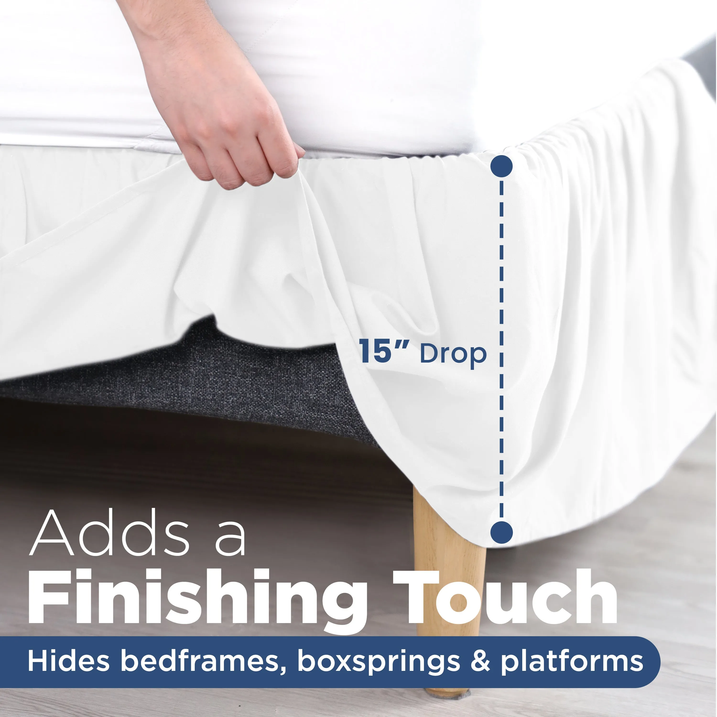 Ruffle Bed Skirt by Martex