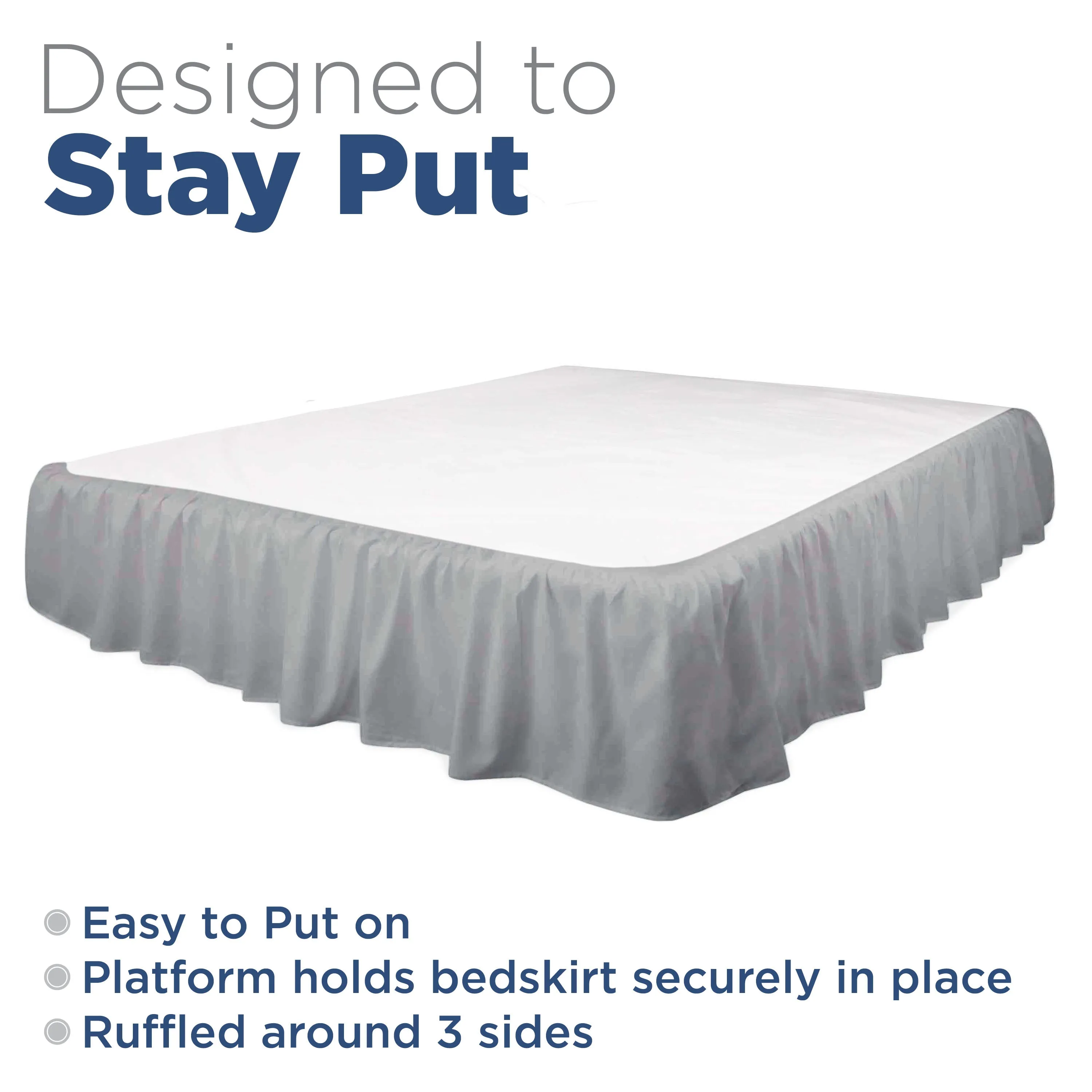 Ruffle Bed Skirt by Martex