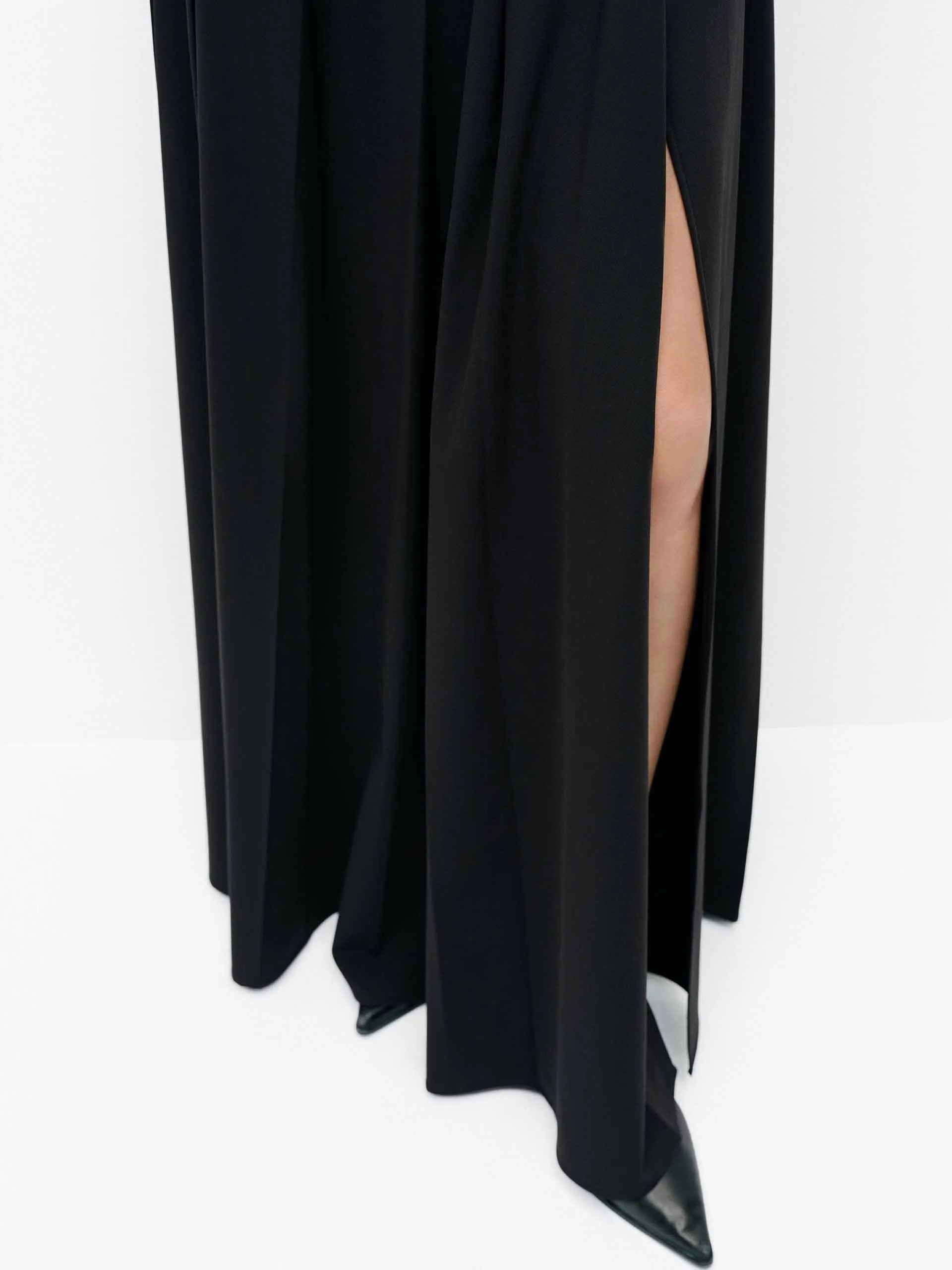 Side Slit Maxi Skirt