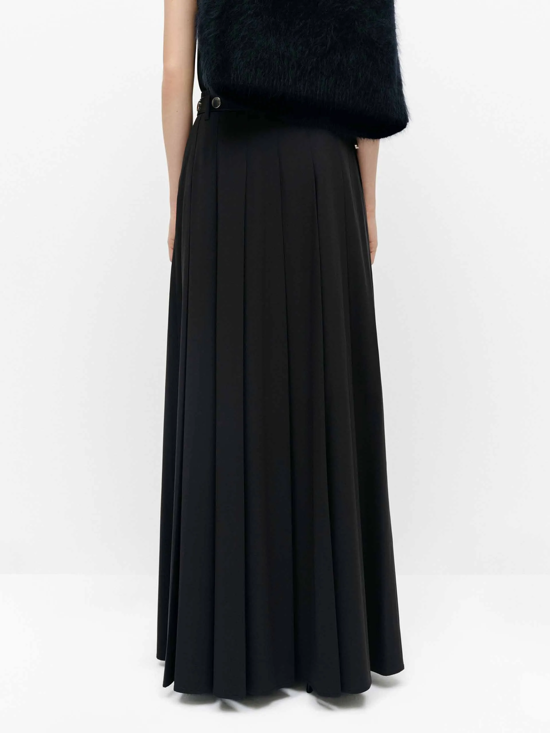 Side Slit Maxi Skirt