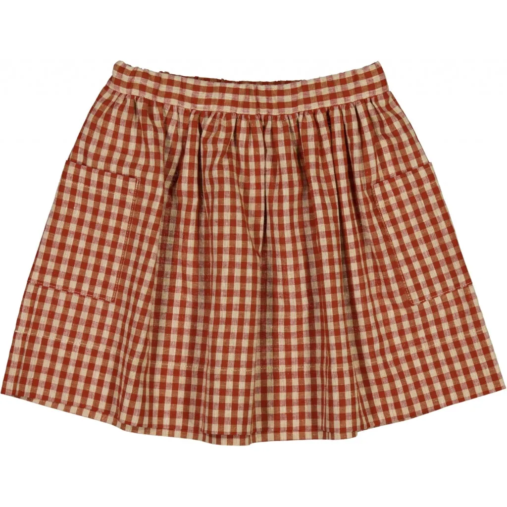 Skirt Eias - sienna check