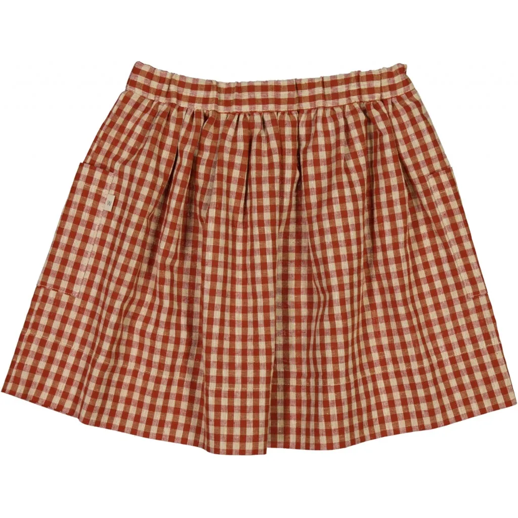 Skirt Eias - sienna check