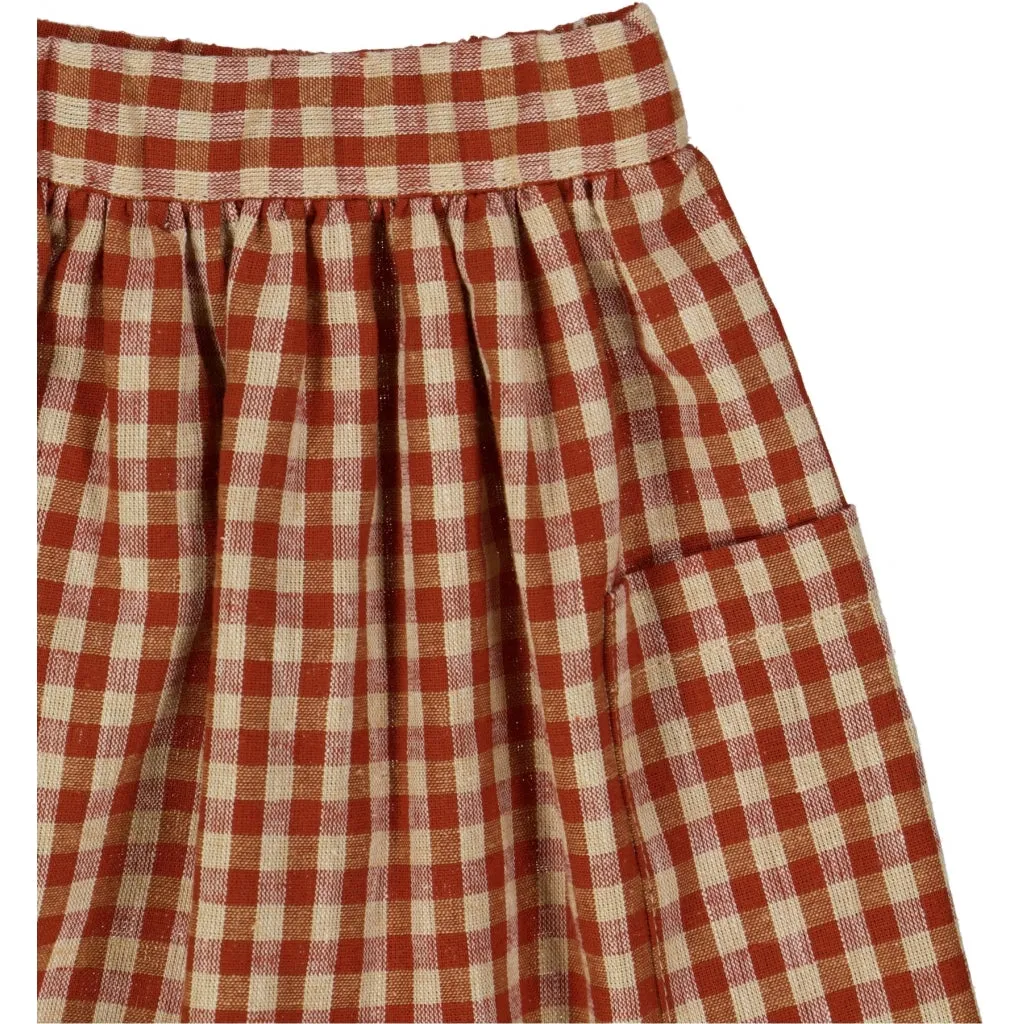 Skirt Eias - sienna check