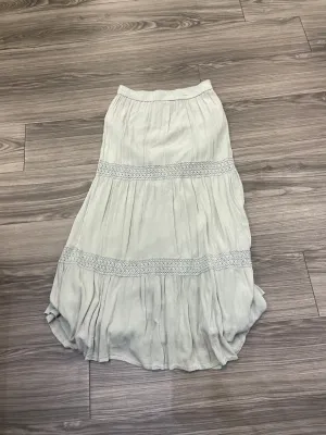 Skirt Maxi By Clothes Mentor In Green, Size: M