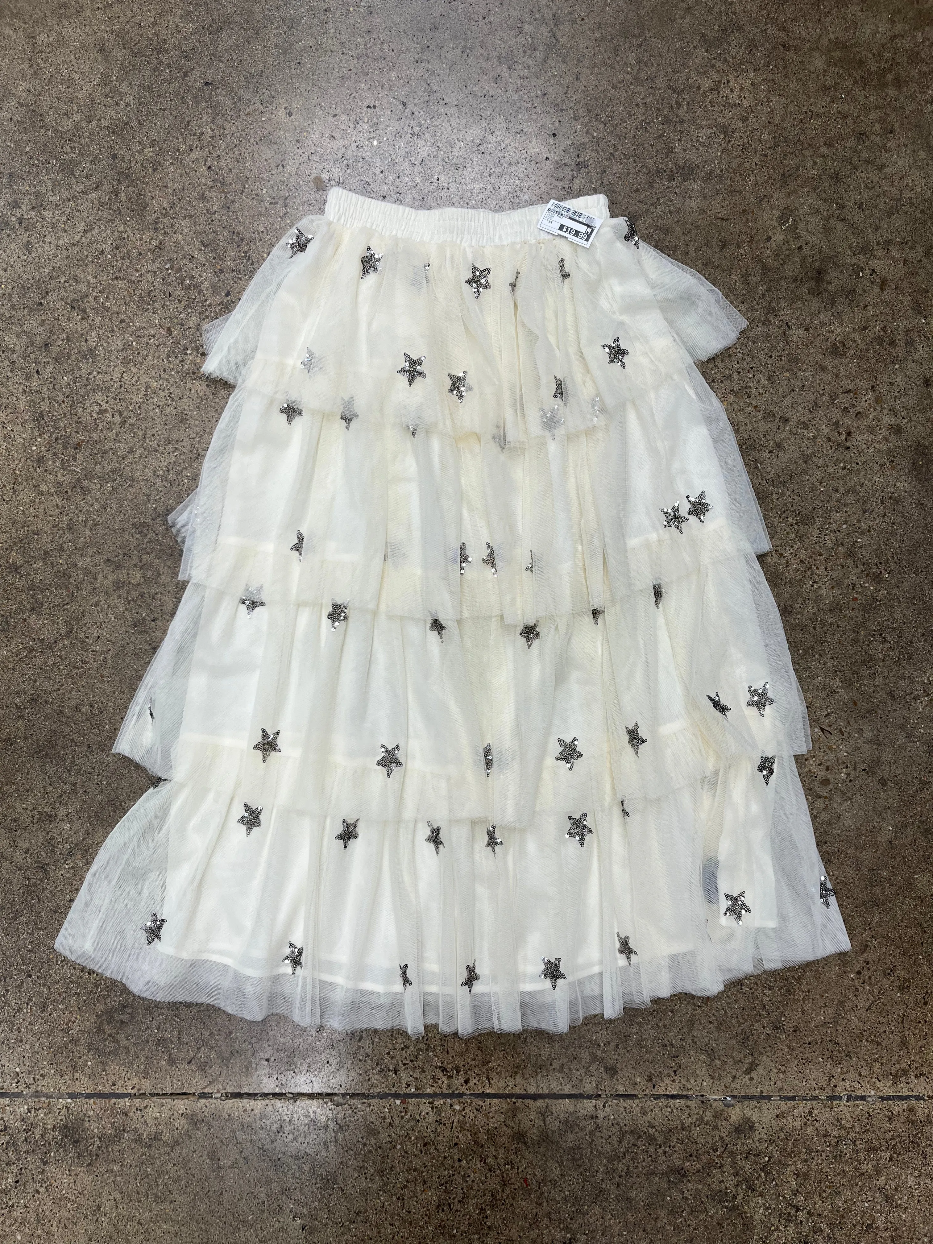 Skirt Maxi By Endless Rose In Cream, Size:Xs