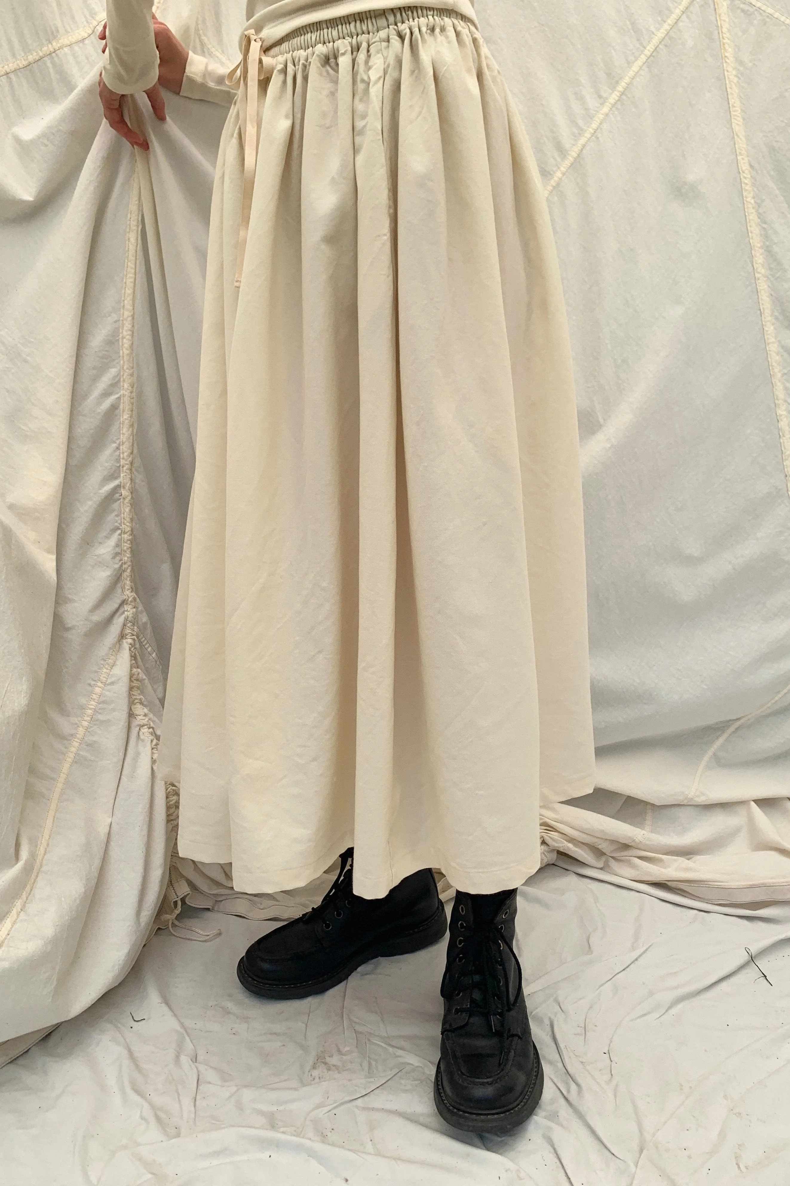 SKYE Skirt | Natural Wool