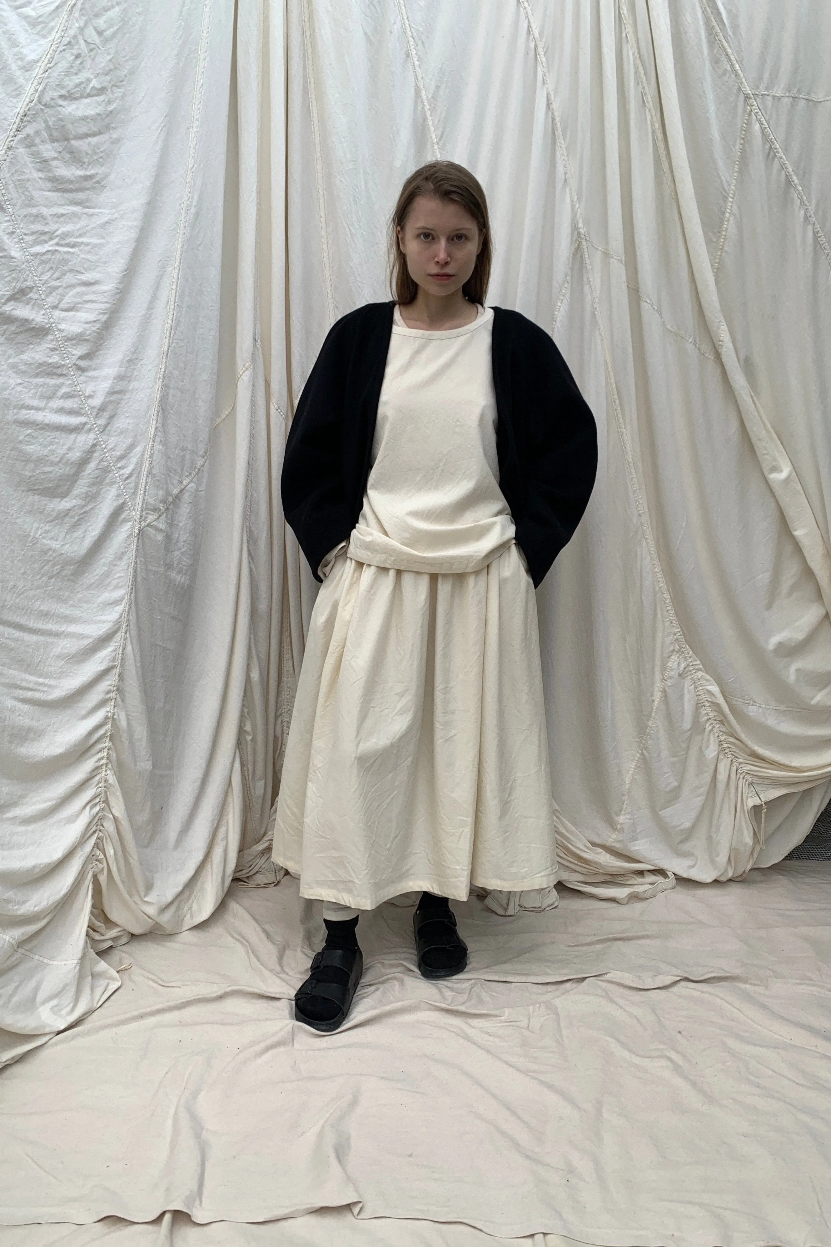 SKYE Skirt | Natural Wool