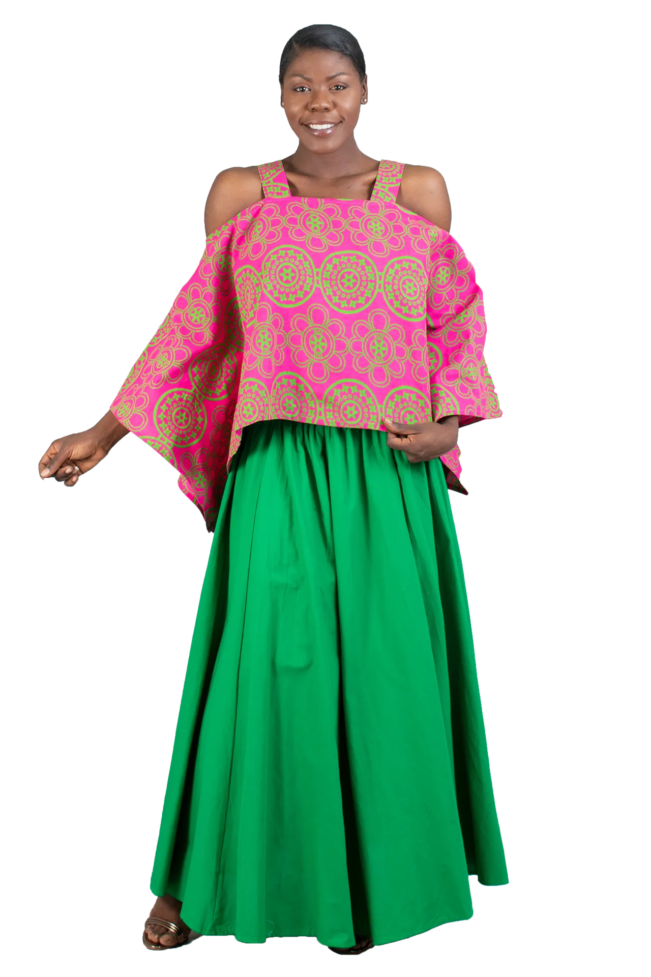 Solid Maxi Skirt