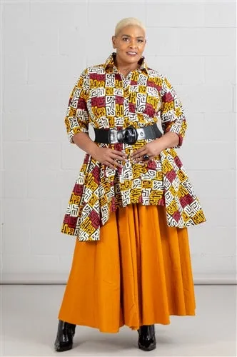 Solid Maxi Skirt