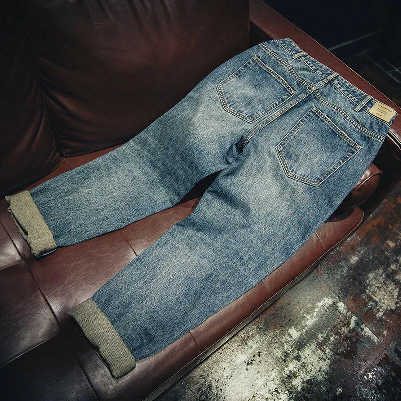 Straight All-match Jeans P0020