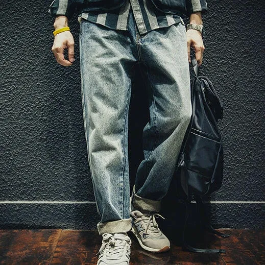 Straight All-match Jeans P0020