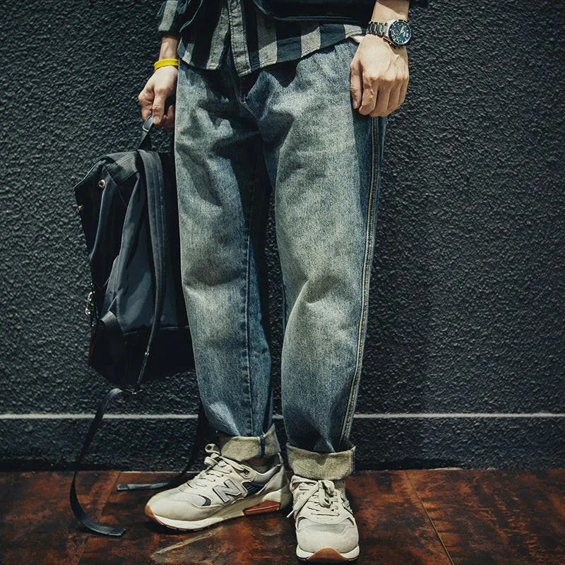 Straight All-match Jeans P0020