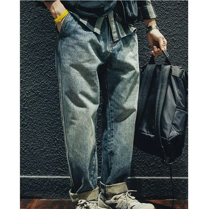 Straight All-match Jeans P0020