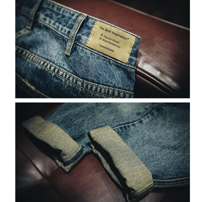 Straight All-match Jeans P0020