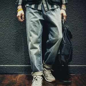 Straight All-match Jeans P0020