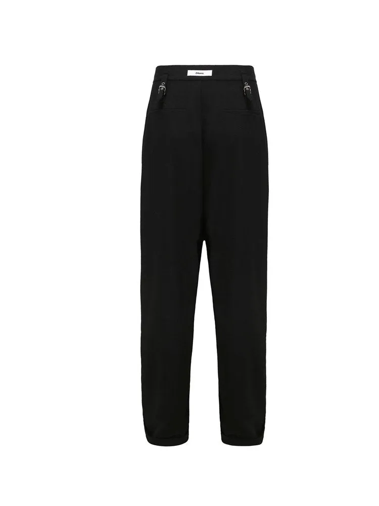 Straight Casual Plain Patns