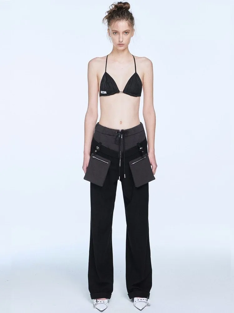 Straight Casual Plain Patns
