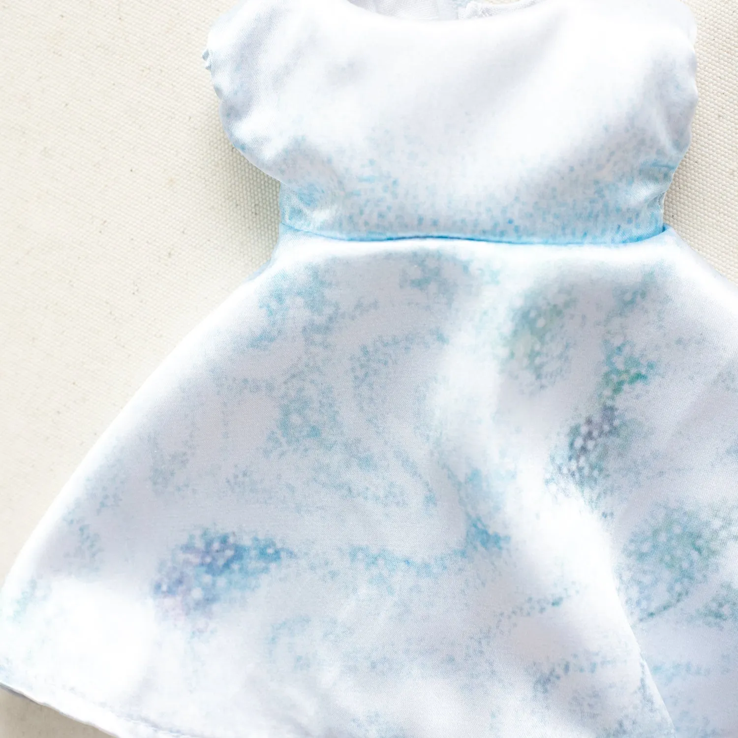 Swirling Snow Dress for Dolls