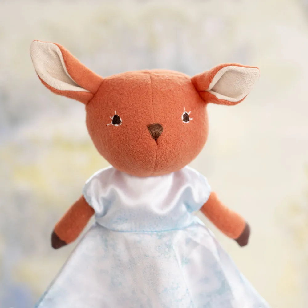 Swirling Snow Dress for Dolls