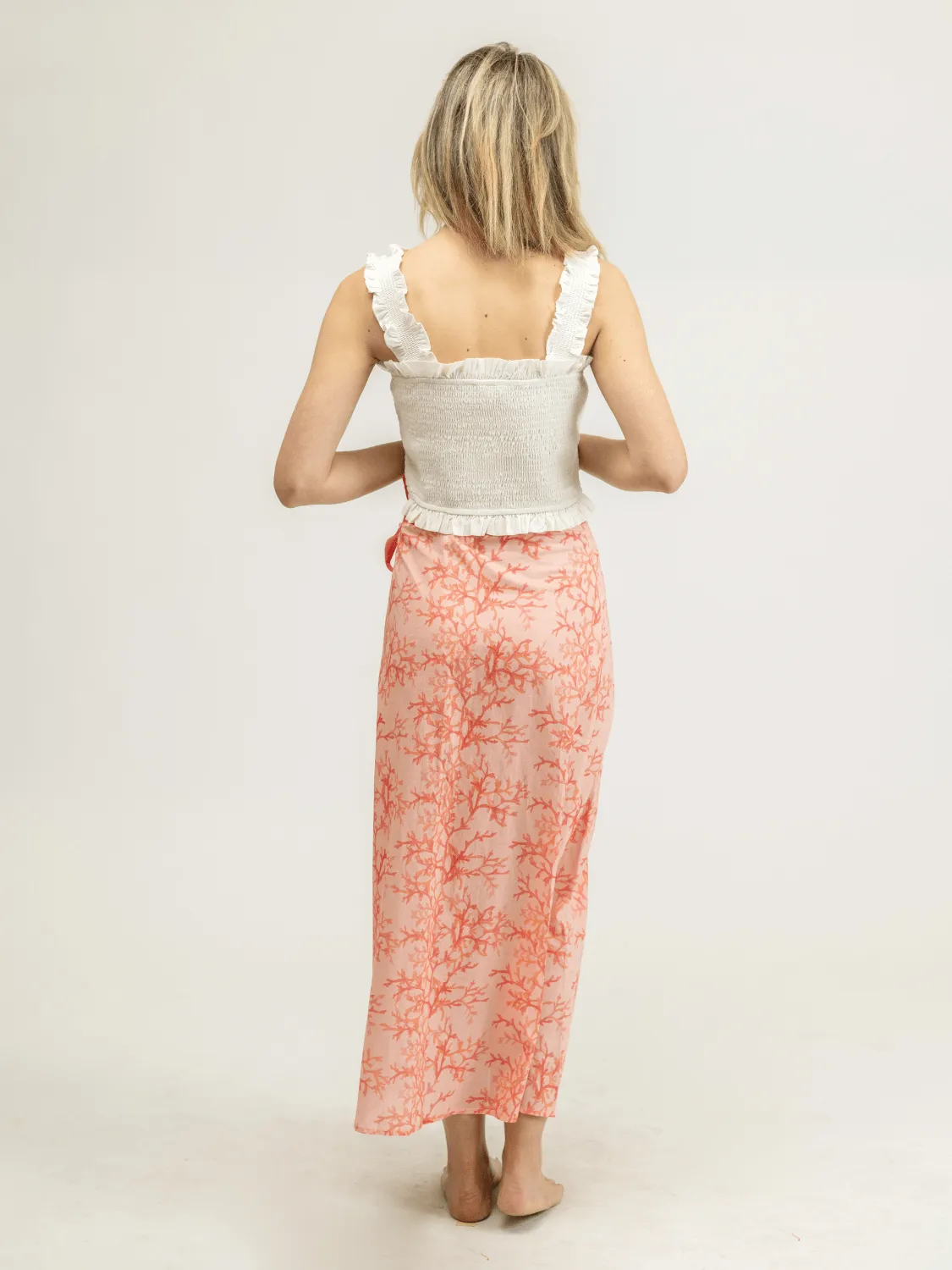 The Sarong Skirt | Pink Coral