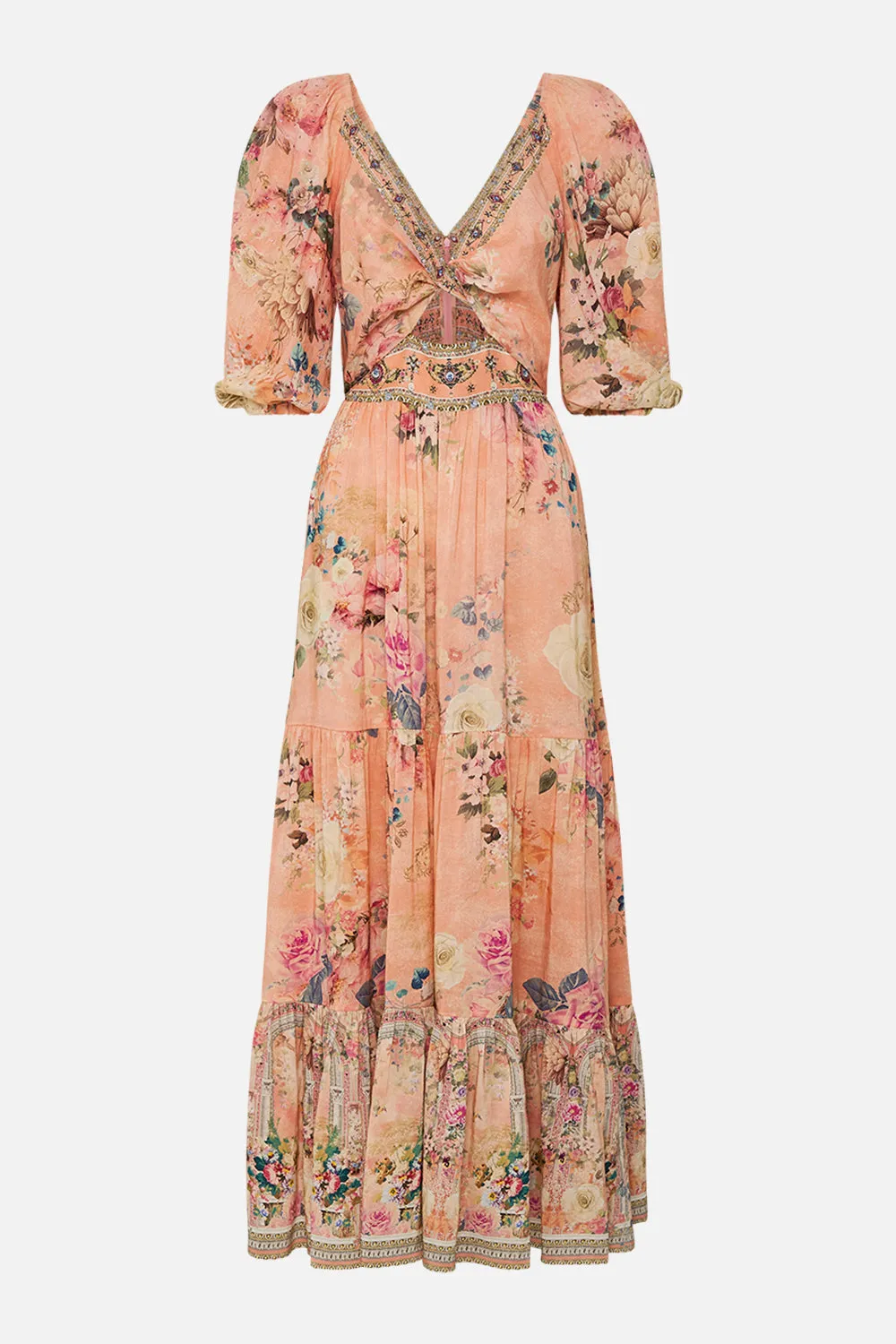 TIERED PUFF SLEEVE DRESS THE JEWELLERY PALACE