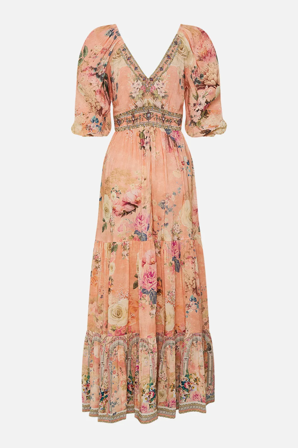 TIERED PUFF SLEEVE DRESS THE JEWELLERY PALACE