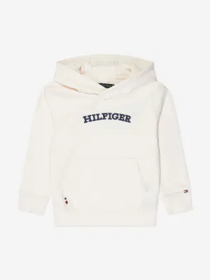 Tommy Hilfiger Kids Hilfiger Arched Hoodie in White