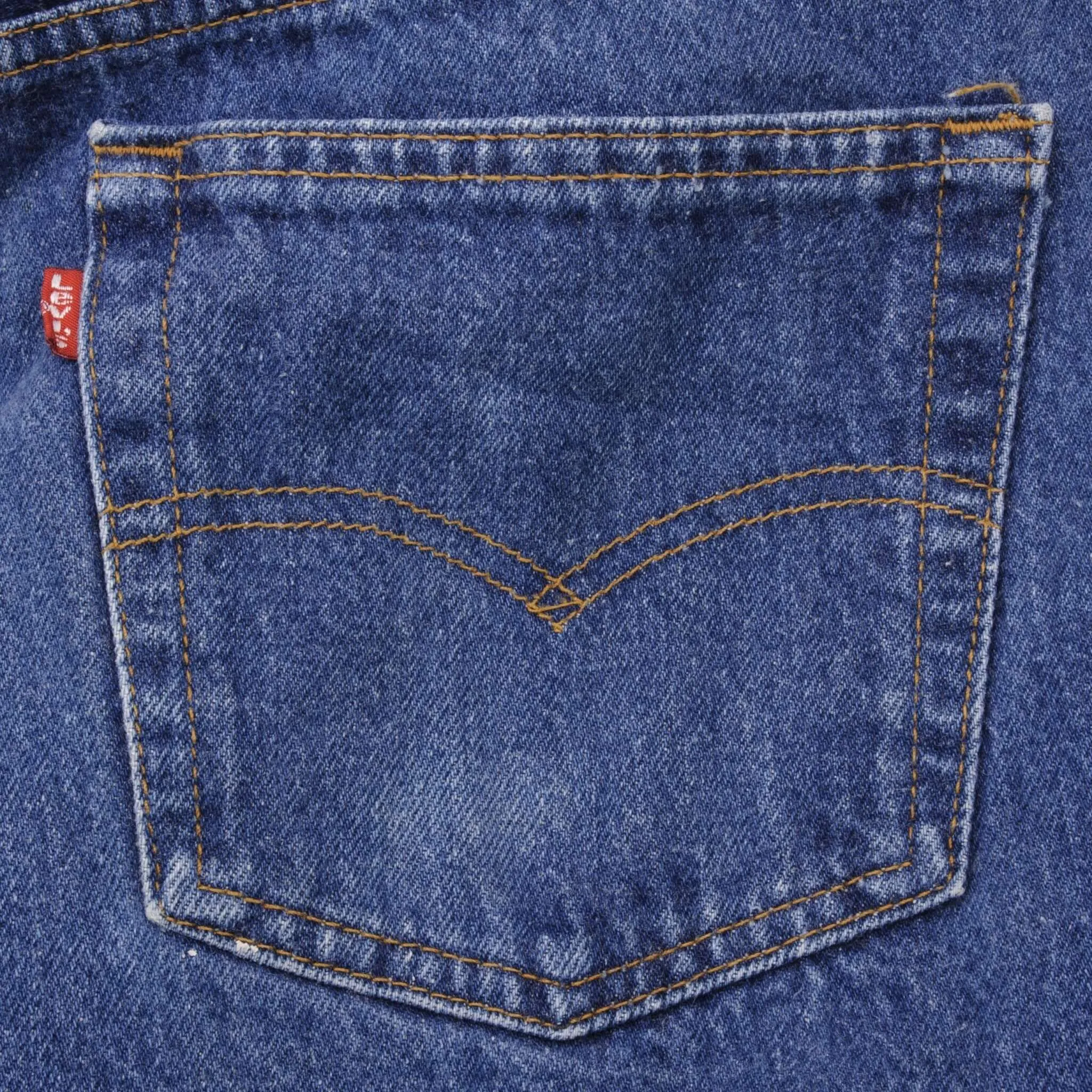 VINTAGE LEVIS 501 JEANS INDIGO 1980S SIZE W33 L29 MADE IN USA
