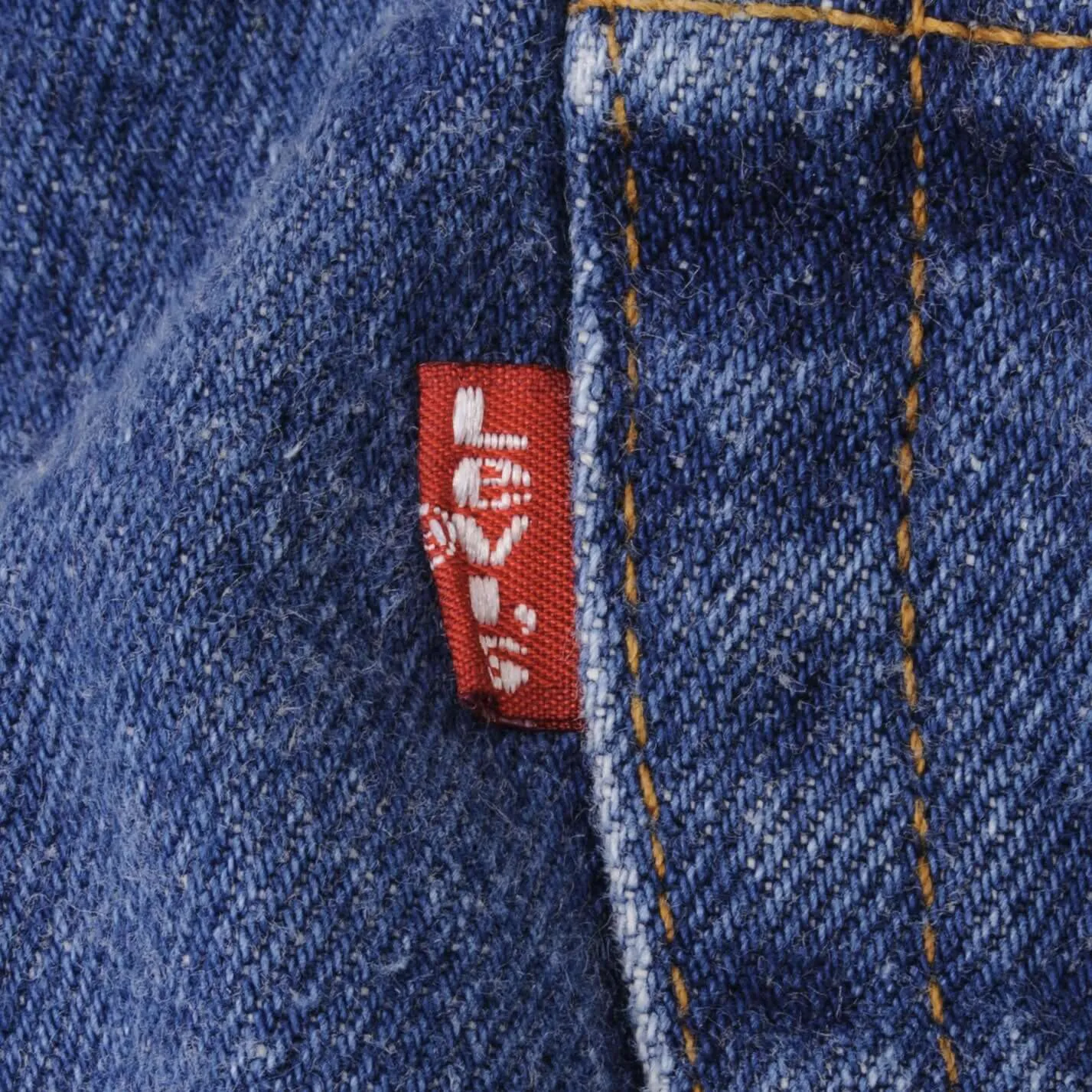 VINTAGE LEVIS 501 JEANS INDIGO 1980S SIZE W33 L29 MADE IN USA