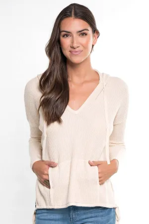 Waffle Knit Hoodie