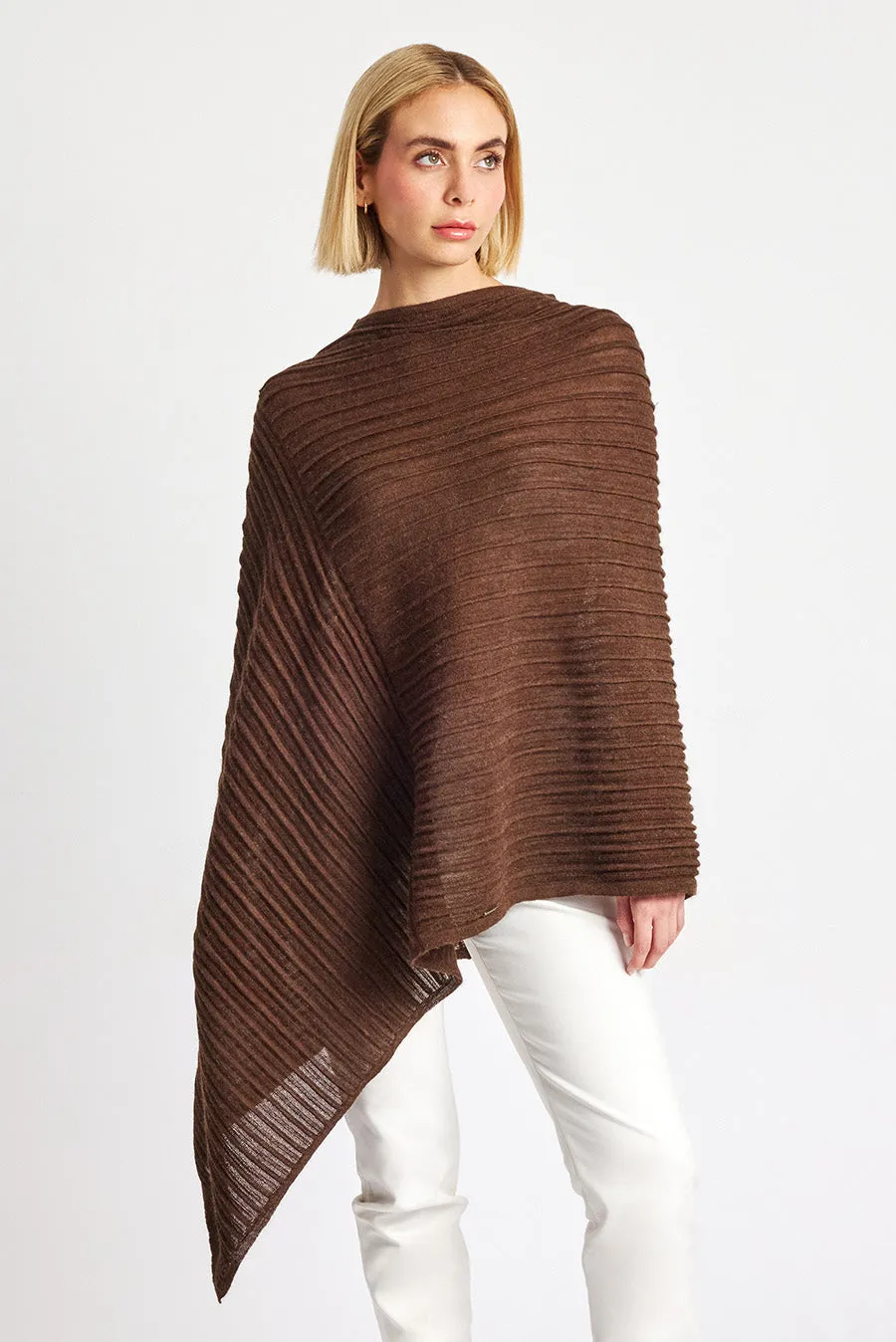 Why Poncho Baby Alpaca Color Cafe