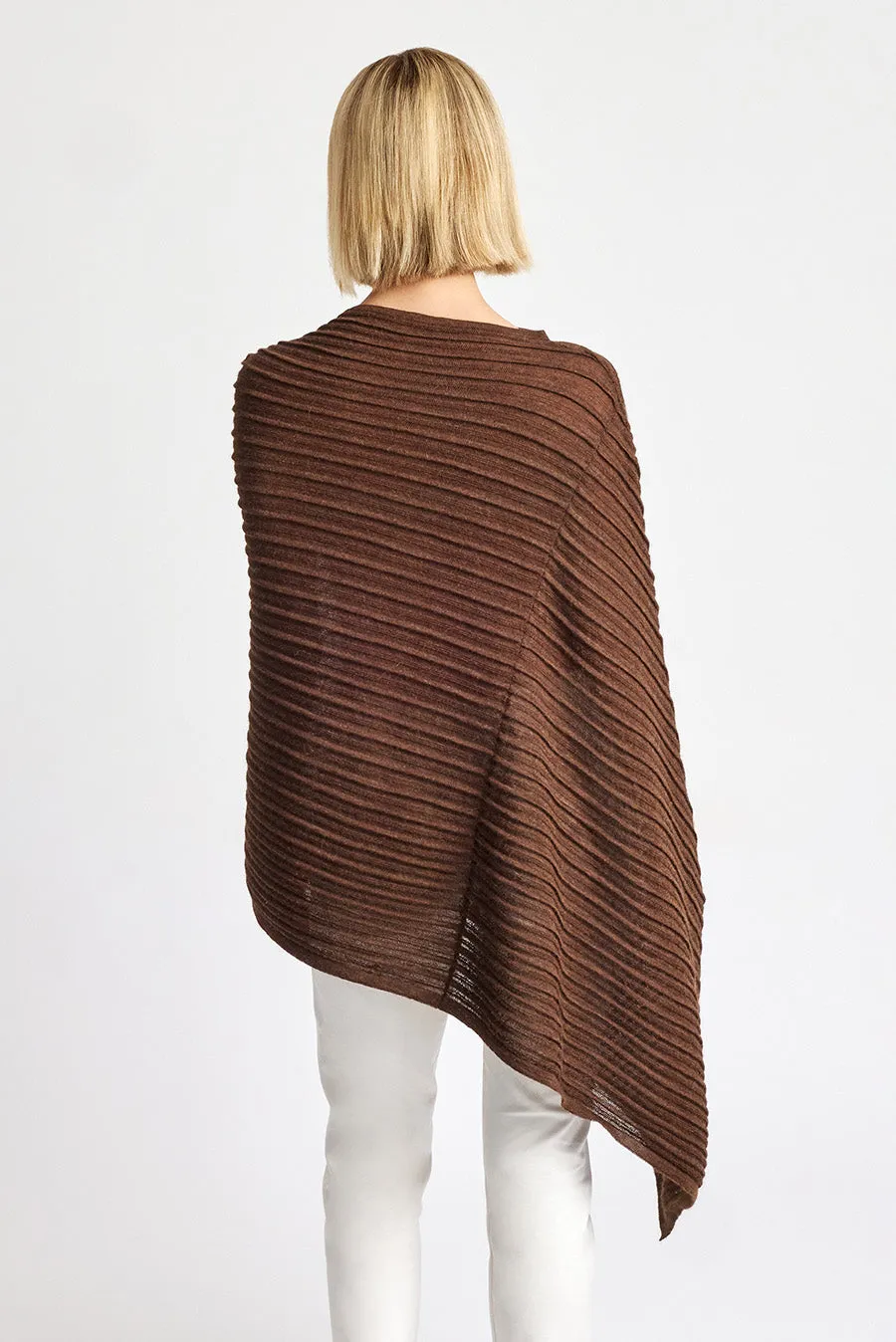 Why Poncho Baby Alpaca Color Cafe