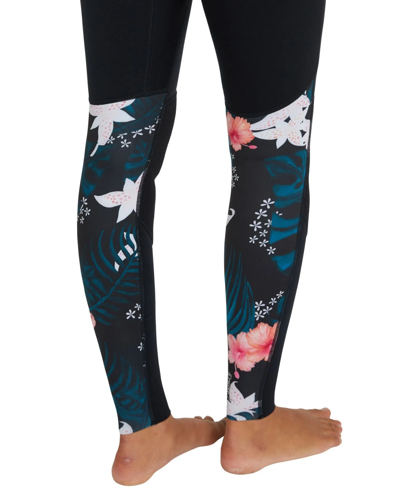 Women's Cruise 2mm Long Jane Steamer Wetsuit - Black Hibiscus
