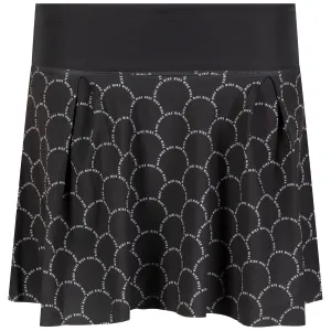 Womens Dri-FIT Advantage Skirt Regular Print Black/White - AW23