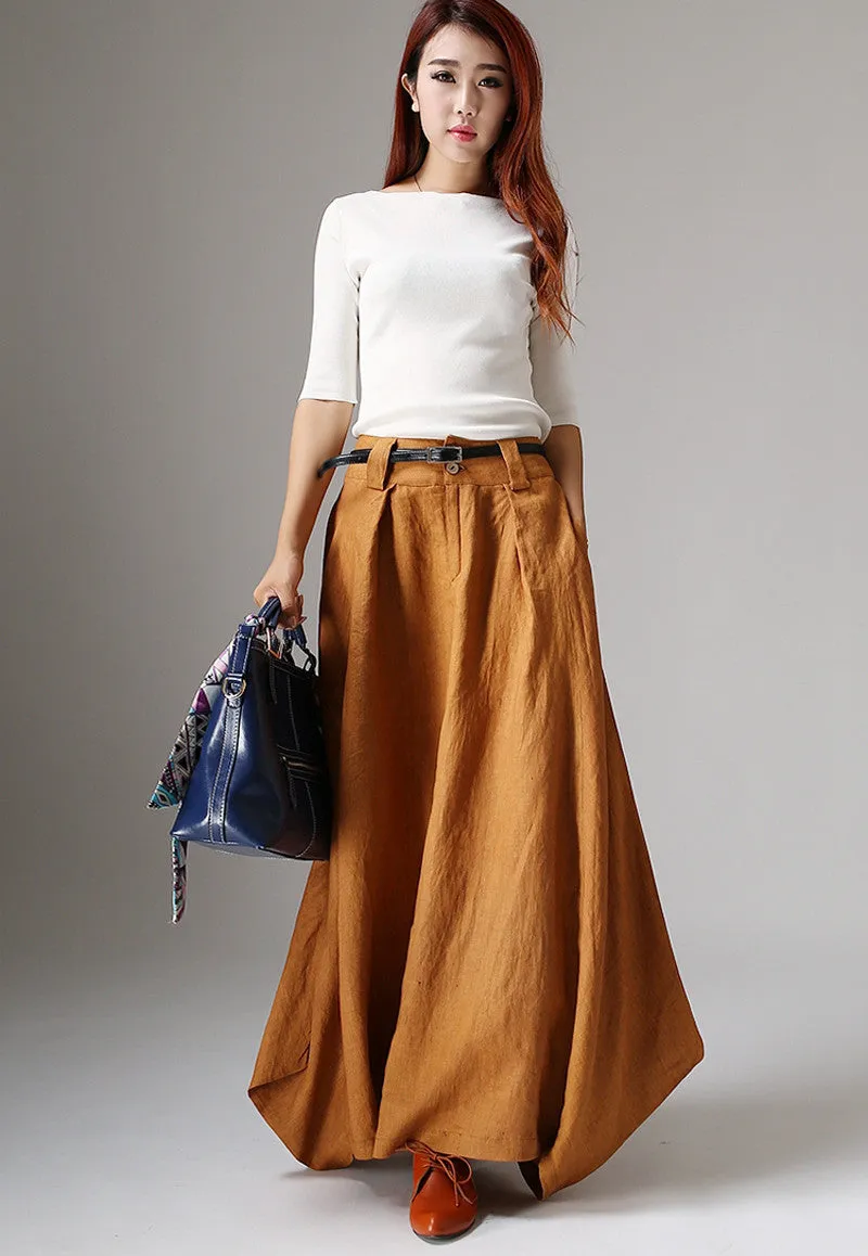 women's hippie maxi skirt 1042#