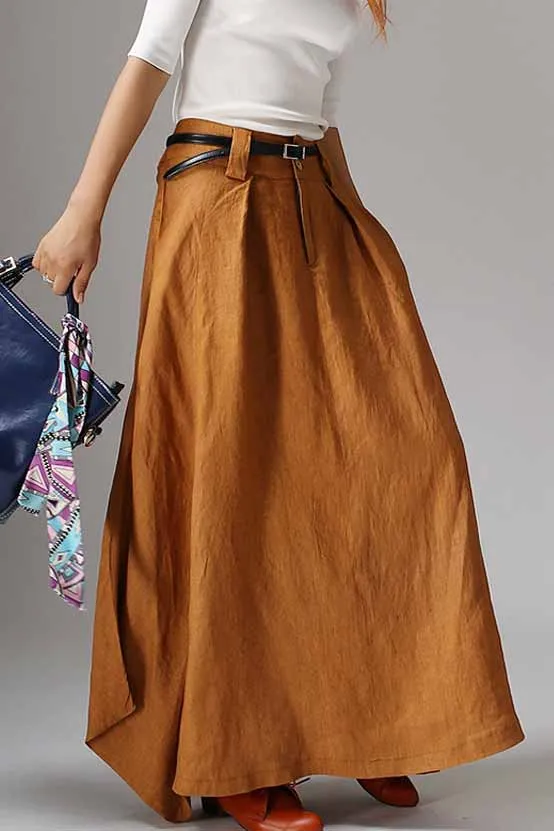 women's hippie maxi skirt 1042#