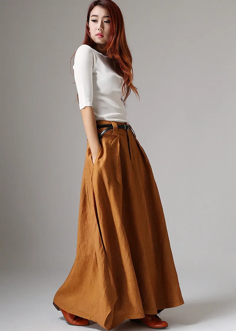 women's hippie maxi skirt 1042#