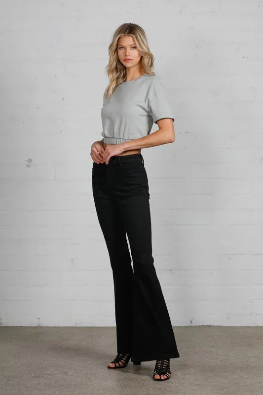 WOMEN'S WIDER PREMIUM FLARE JEANS