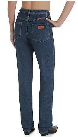 WRANGLER WOMENS COWBOY CUT SLIM FIT STRETCH JEAN IN STONEWASH  STYLE 18MWZSW