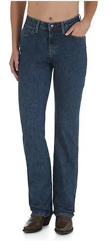 WRANGLER WOMENS COWBOY CUT SLIM FIT STRETCH JEAN IN STONEWASH  STYLE 18MWZSW