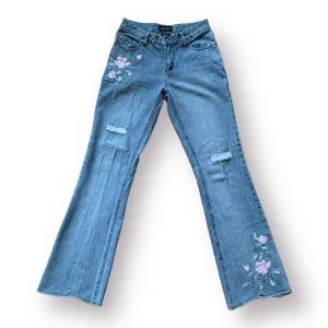 Y2K Rose Jeans (XS)