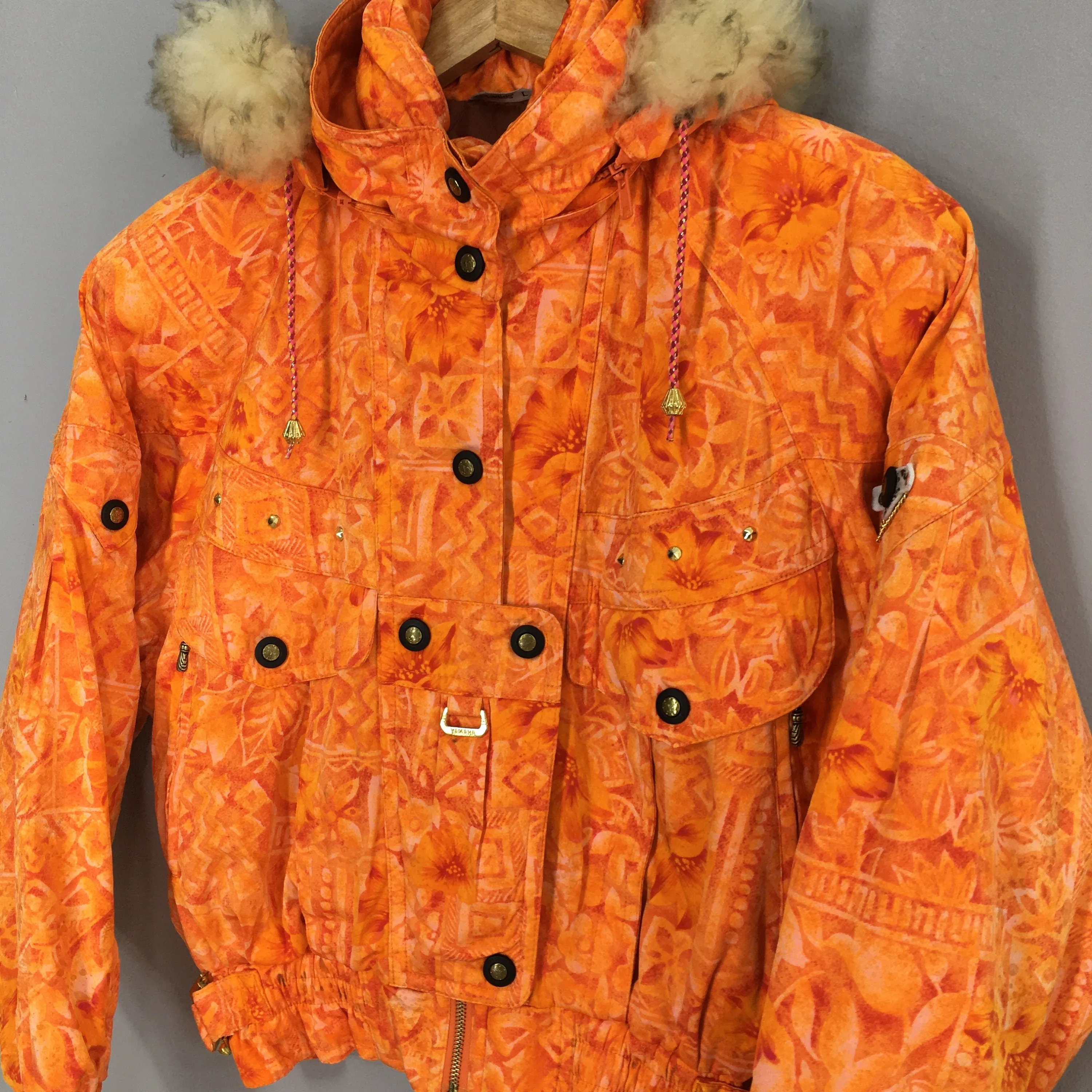 Yamaha Bomber Art Flora Hoodie Jacket Large