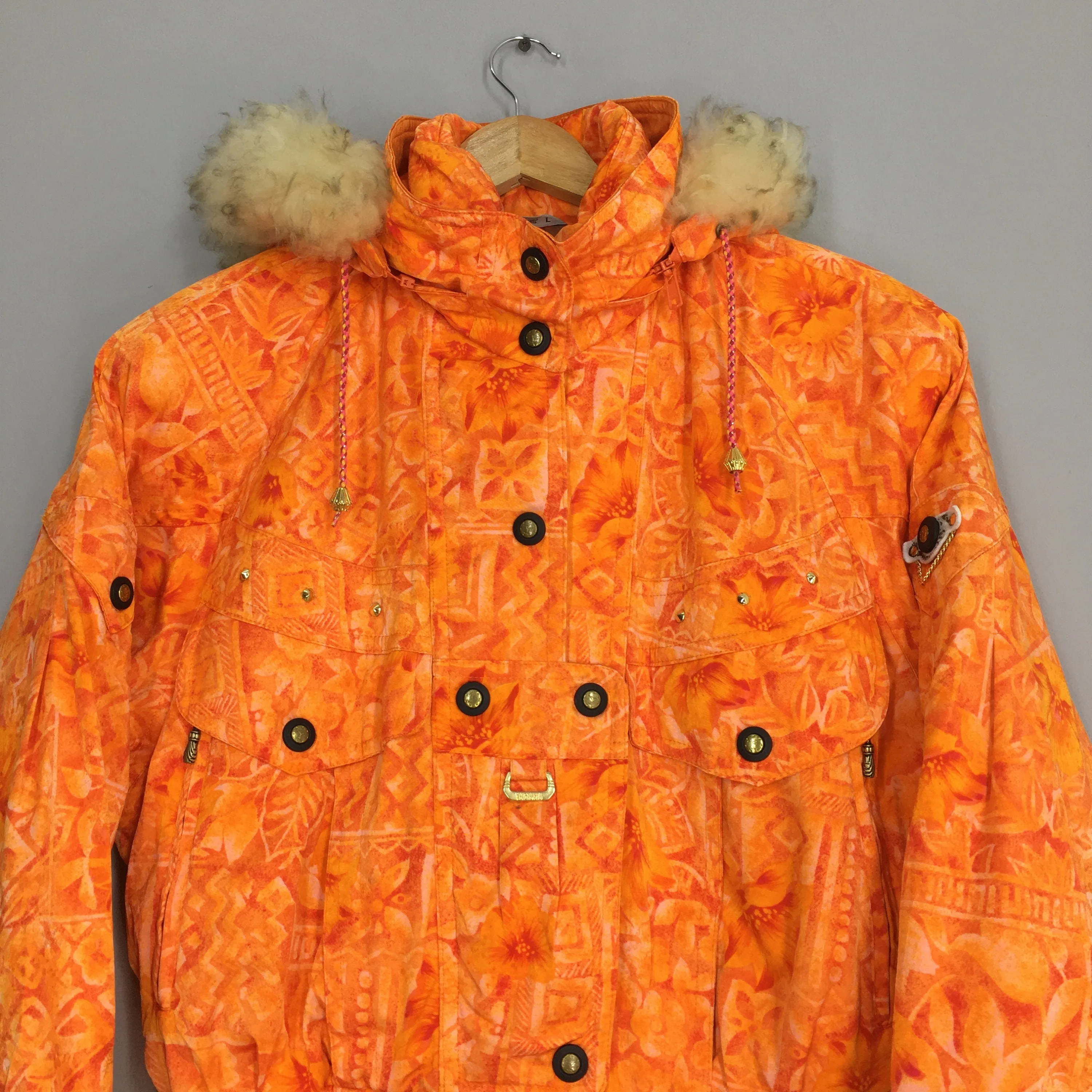 Yamaha Bomber Art Flora Hoodie Jacket Large