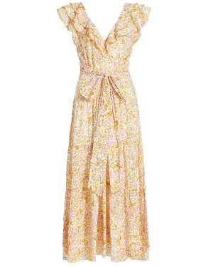 Yellow Menton Della Maxi Dress