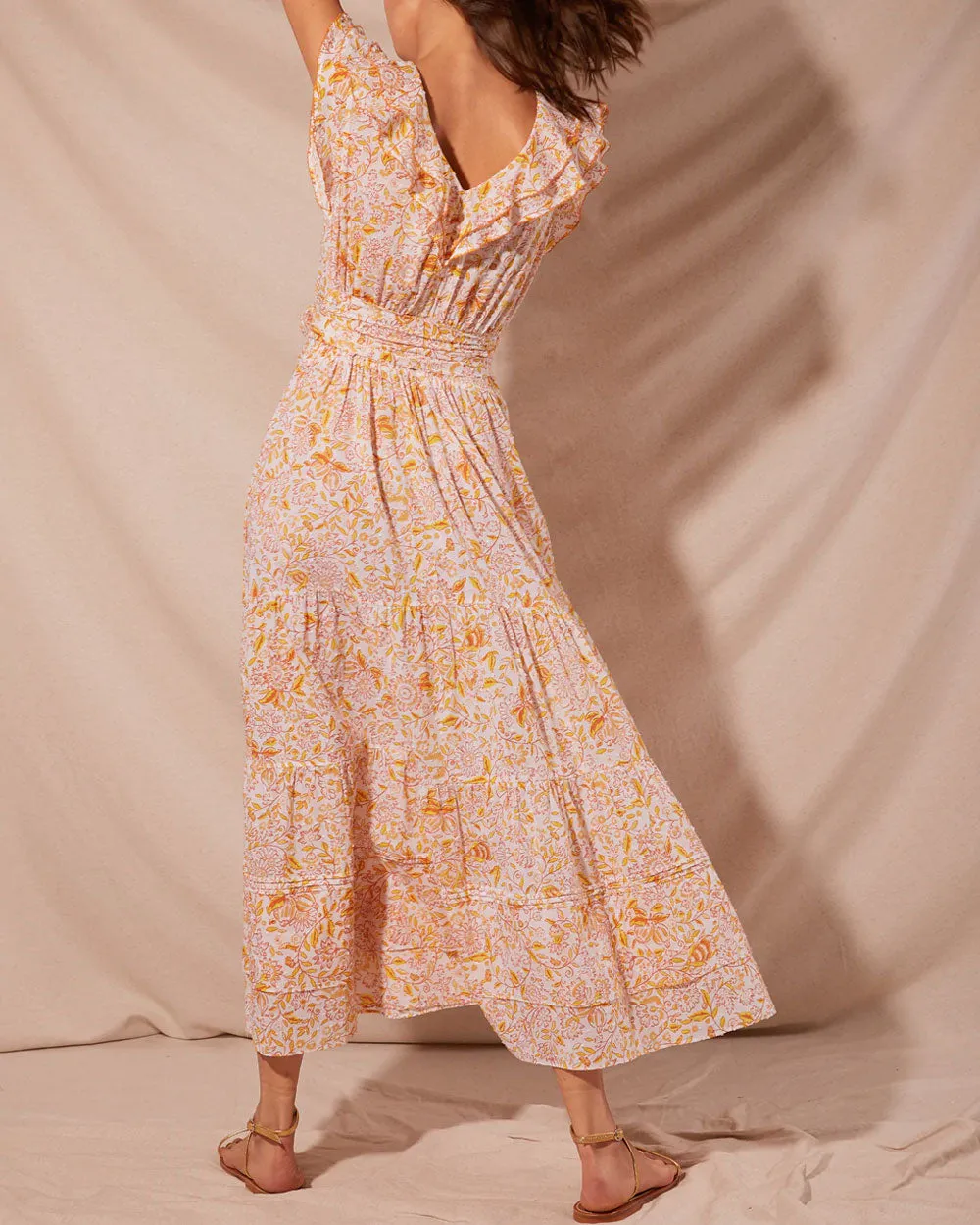 Yellow Menton Della Maxi Dress