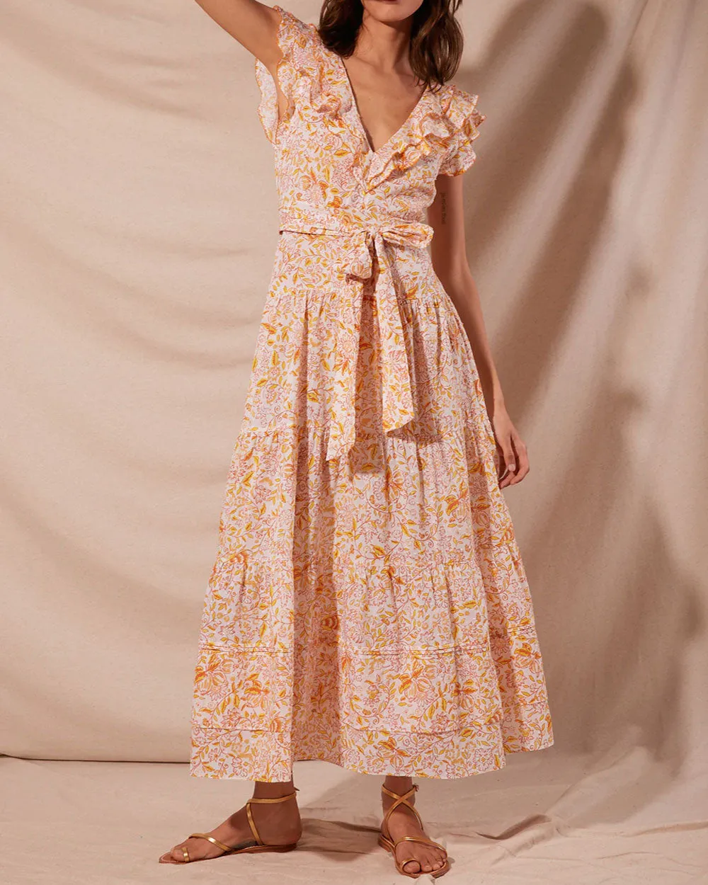 Yellow Menton Della Maxi Dress